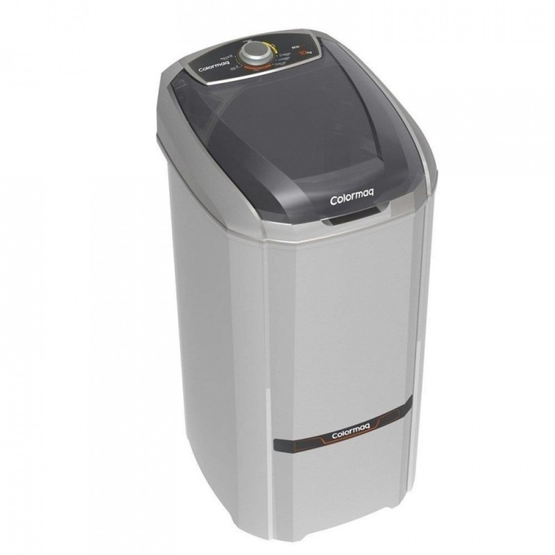 Tanquinho / Lavadora de Roupas Semi-automática Colormaq 10Kg lcs Prata