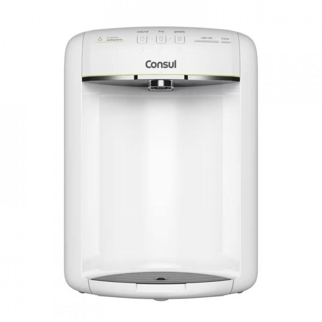 Purificador De Água Natural e Gelada Bem Estar Consul Branco Compressor CPB36ABANA