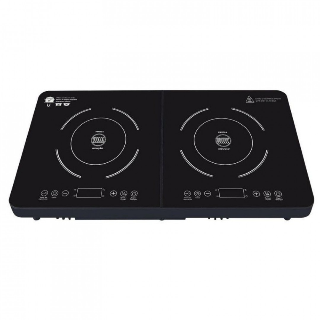 Cooktop Indução Philco Pct20p Portátil 2 Boca 127v