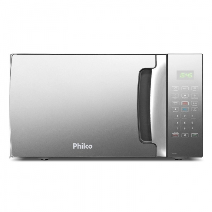 Micro-ondas Philco PMO30EP 28 Litros Preto Com Porta Espelhada 1400w