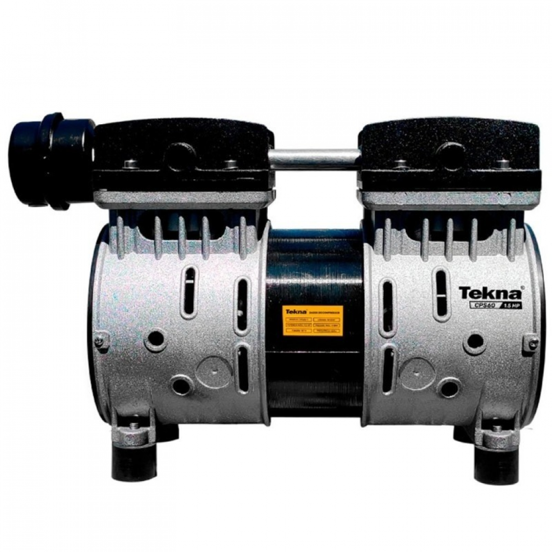 Compressor de Ar Direto Isento de Óleo CPS60 1,5HP  - TEKNA-1012202
