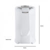 Centrífuga De Roupas Wanke 8.8 Kg Bella Eco Branco Com Cinza