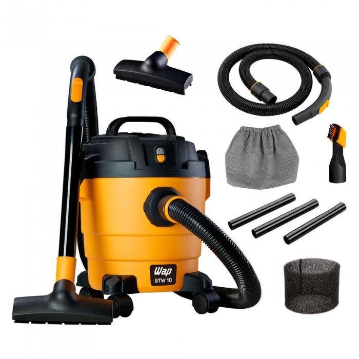 Aspirador de Pó e Água Wap GTW10 1400W - Amarelo e Preto